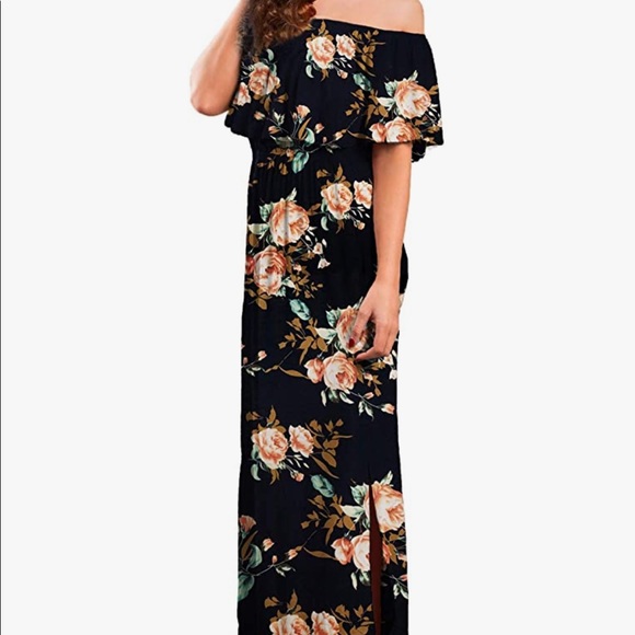 Off Shoulder Maxi Dress - Picture 2 of 3